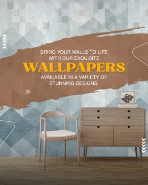 Wallpaper for walls flyer
