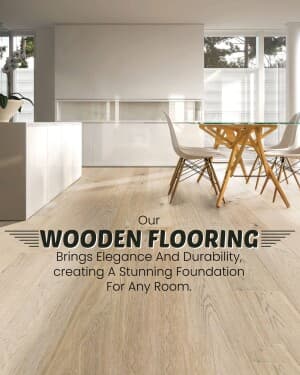 Wooden Flooring flyer