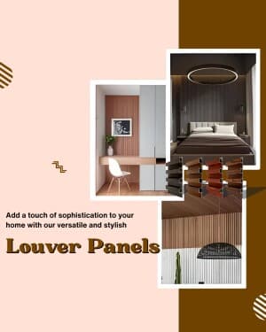 Louver Panels marketing poster
