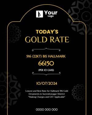 Gold Rate flyer