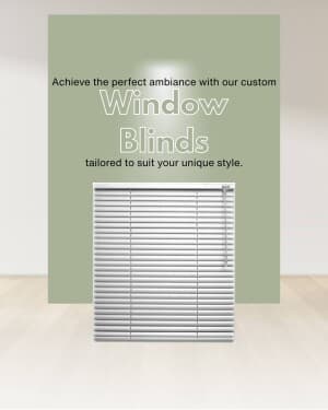 Window Blinds business banner