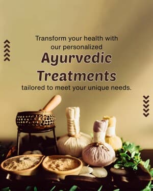 Ayurvedic promotional images