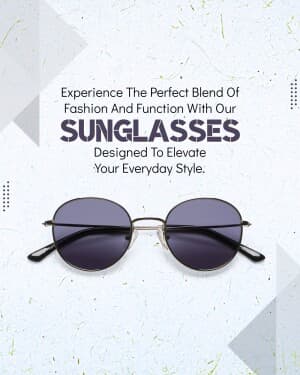 Goggles & Spectacles marketing poster