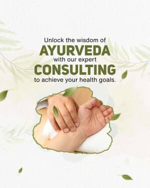 Ayurvedic business banner