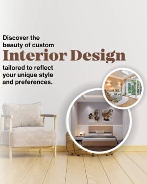 Interior Design marketing poster