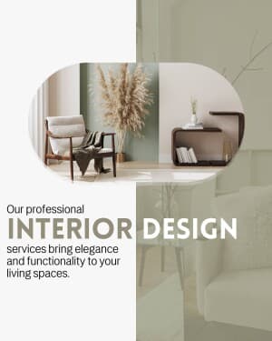 Interior Design marketing post