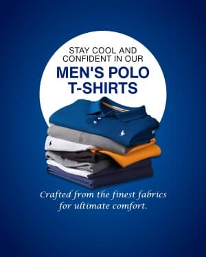 Men T Shirt business banner