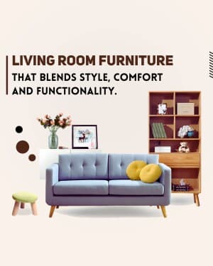 Living Room Furniture marketing post