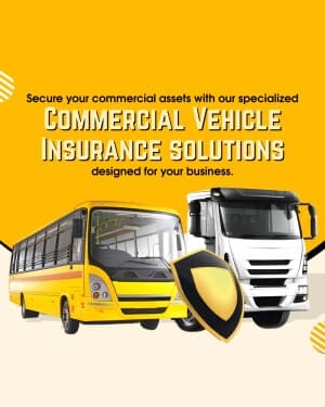 Vehicle Insurance marketing poster