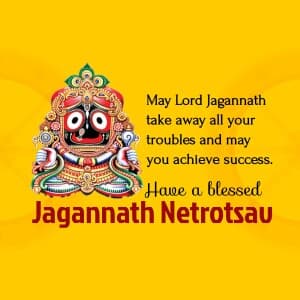 Lord Jagannath Netrotsav event advertisement