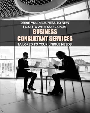 Business Consultant promotional post