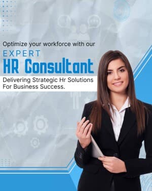 HR Consultant marketing poster