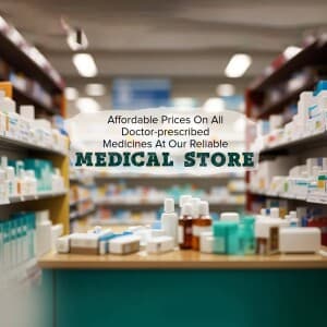 Medical Store promotional poster