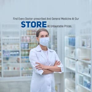 Medical Store marketing poster