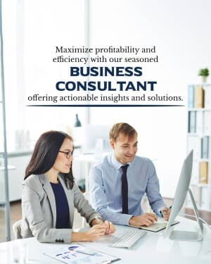 Business Consultant business banner