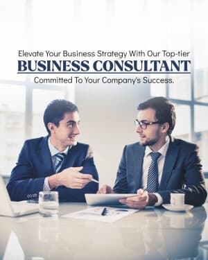 Business Consultant business flyer