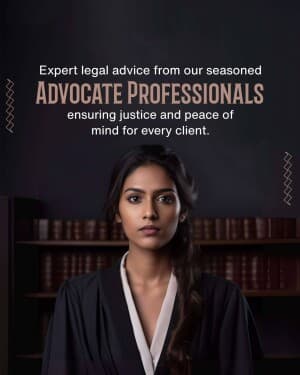 Advocate poster