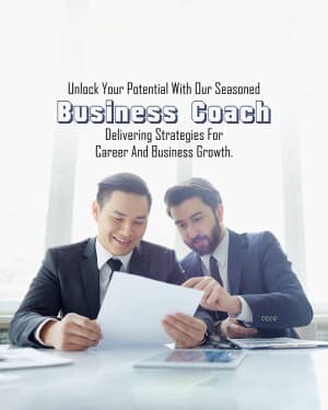 Business Consultant marketing poster