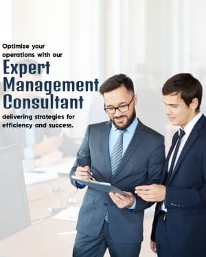 Consultant flyer