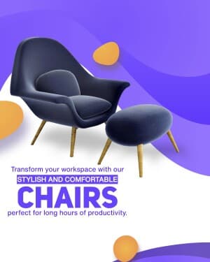 Chair marketing poster