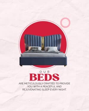 Bed marketing post