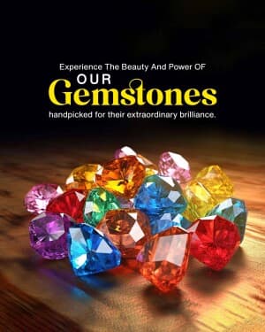 Gems and Stone marketing post