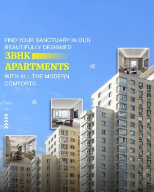 3 BHK flyer