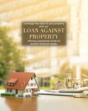 Loan Against Property business flyer