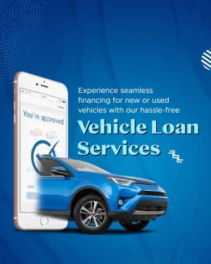 Vehicle Loan marketing post