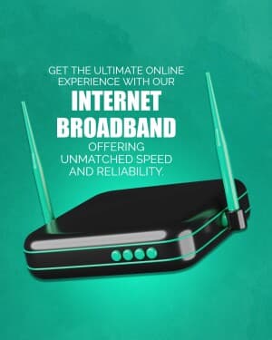 Internet Broadband flyer