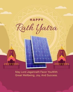 Rath Yatra marketing flyer