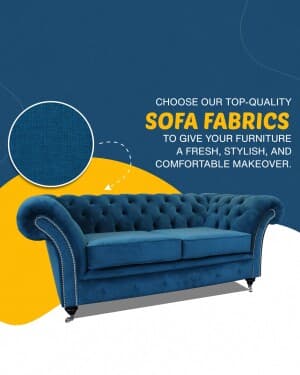 Furniture promotional poster