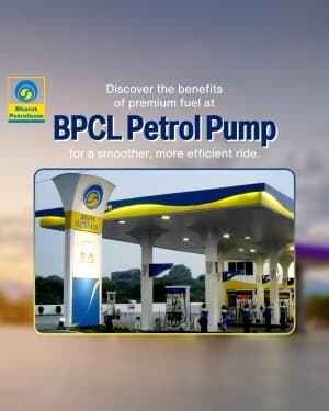 Petrol Pump business flyer