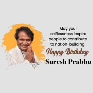 Suresh Prabhu Birthday post