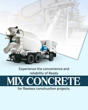 Concrete banner