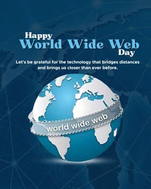 World Wide Web Day poster