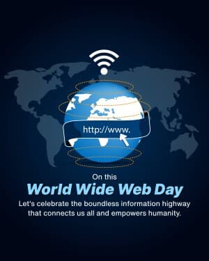 World Wide Web Day illustration