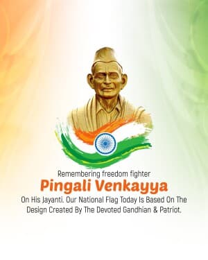 Pingali Venkayya Jayanti post