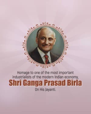 Ganga Prasad Birla Ji Jayanti video