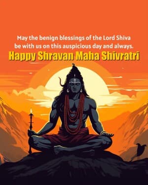 Shravan Maha Shivratri illustration