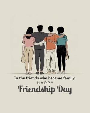 Friendship Day marketing flyer