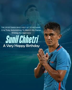 Sunil Chhetri Birthday post
