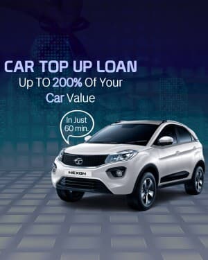 Vehicle Loan flyer