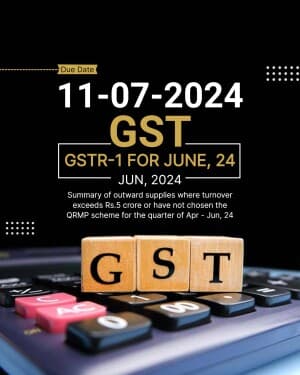 GST marketing poster