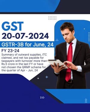 GST promotional poster