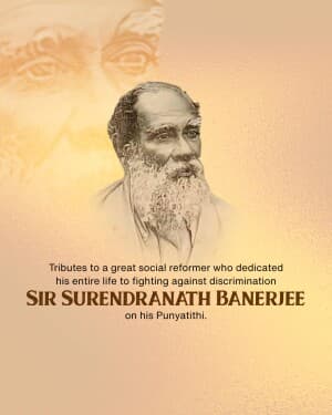 Sir Surendranath Banerjee Punyatithi image