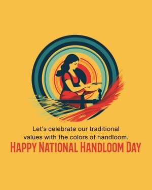 National Handloom Day graphic