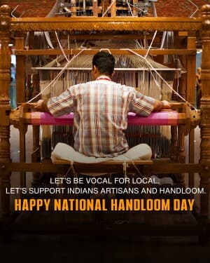 National Handloom Day banner