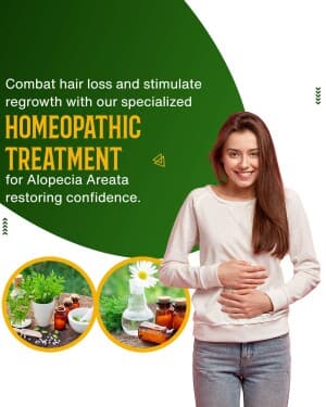 Homeopathy business flyer