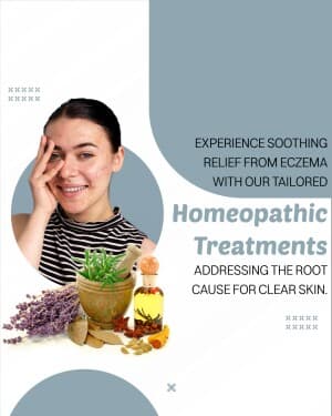 Homeopathy marketing poster